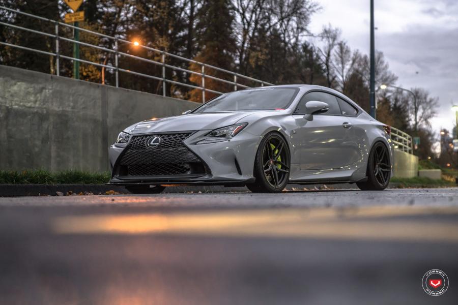  Lexus RC F on Vossen Wheels (HC-2) 2017 года  (фото 3 из 12)